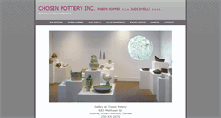 Desktop Screenshot of chosinpottery.ca